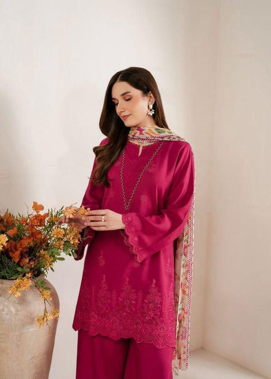 Sapphire Inspired Lawn 3 Piece Embroidered Chikankari Suit with Digital Printed Dupatta | Premium Summer Collection 2026