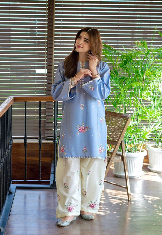Urge Pret 2026 — Unstitched Heavy Thread Embroidered 2-Piece Suit | Premium A+ Quality | Fully Embroidered Shirt & Trouser