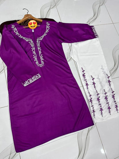 Elegant Embroidered 2PC Lawn Suit for Women – Summer Collection 2026 | Casual & Daily Wear