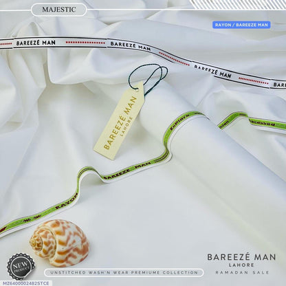 Majestic Rayon Off-White Wash & Wear Men’s Suit