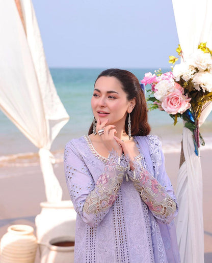 Summers Lawn Collection 2026 — Pure Egyptian Lawn 80/80 | Heavy Embroidered 3-Piece Suit | As Worn by Hania Amir
