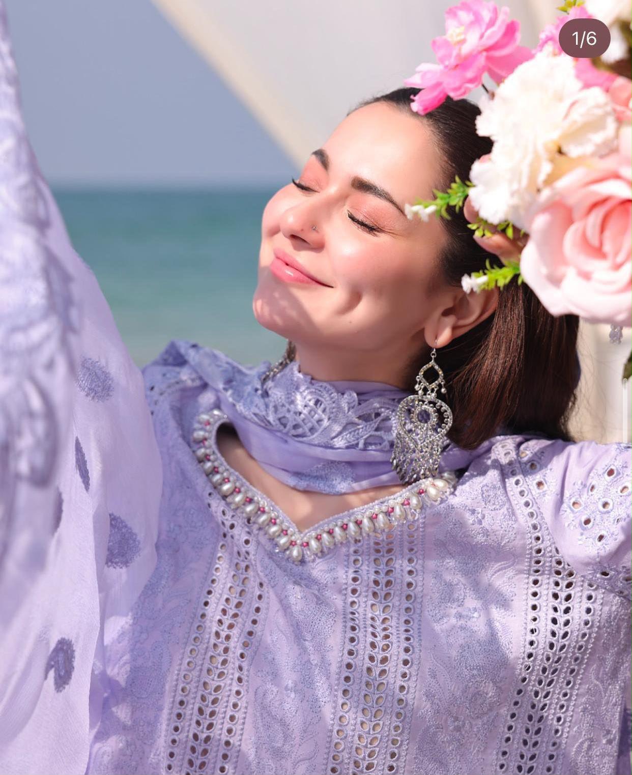 Summers Lawn Collection 2026 — Pure Egyptian Lawn 80/80 | Heavy Embroidered 3-Piece Suit | As Worn by Hania Amir