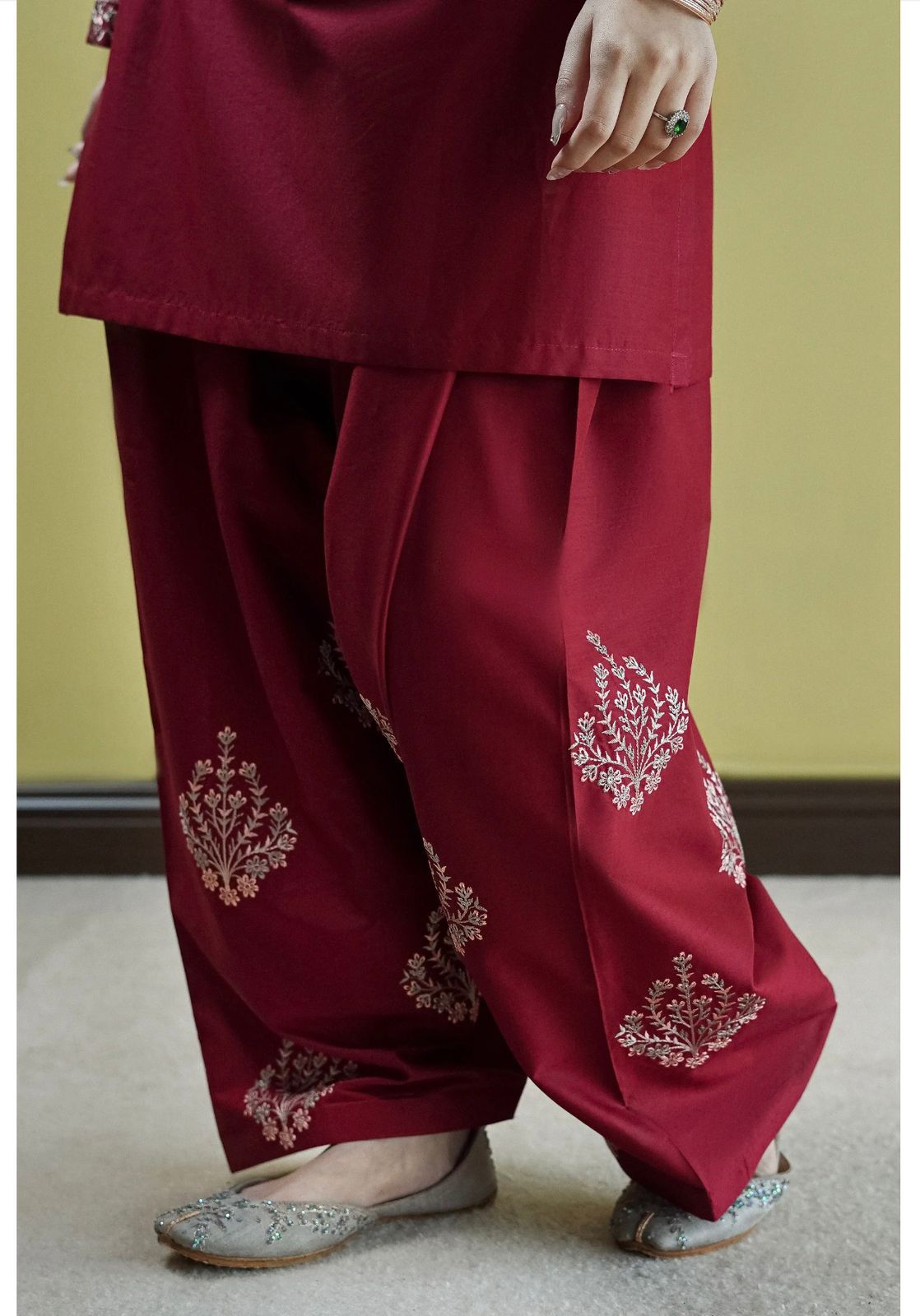 Urge Pret 2026 — Unstitched Heavy Thread Embroidered 2-Piece Suit | Premium A+ Quality | Fully Embroidered Shirt & Trouser