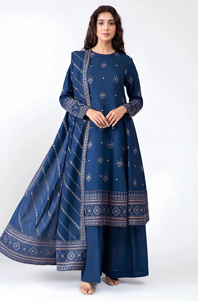 Kayseria Inspired Summer Lawn Suit – Heavy Embroidered Airjet Lawn Unstitched